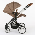 Καρότσι 2σε1 με ξεχωριστό Πορτ μπεμπέ Dotty Kikka Boo Brown 31001010083 - Image 4