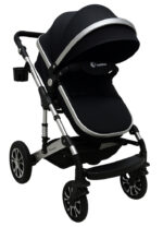 Πολυκαρότσι Μετατρεπόμενο 3σε1 με Car Seat 0-13kg Nesna Beboulino Black 2025 60206980006 - Image 2