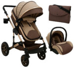Πολυκαρότσι Μετατρεπόμενο 3σε1 με Car Seat 0-13kg Nesna Beboulino Coffee 2025 60206980007