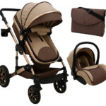 Πολυκαρότσι Μετατρεπόμενο 3σε1 με Car Seat 0-13kg Nesna Beboulino Coffee 2025 60206980007