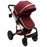 Πολυκαρότσι Μετατρεπόμενο 3σε1 με Car Seat 0-13kg Nesna Beboulino Bordeaux 2025 60206980020 - Image 2