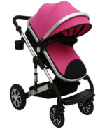 Πολυκαρότσι Μετατρεπόμενο 3σε1 με Car Seat 0-13kg Nesna Beboulino Black Fuschia 2025 60206980022 - Image 2