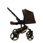 Πολυκαρότσι 3σε1 με ξεχωριστό Πορτ μπεμπέ και Car Seat 0-13kg Comodo Cappuccino 15 Eco Leather Mikrus 60306350028 - Image 4