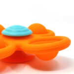 uFun Βρεφικό γυροσκόπιο σιλικόνης - Pop It παιχνίδι Πορτοκαλί - Image 3