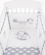 Προίκας Κούνιας 3τμχ 60x120cm Kikka Boo Little Angel Clouds 41101020007 - Image 4