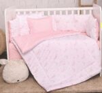 Σετ Προίκα Κούνιας 70x140cm 5τμχ Lorelli Pink Moons Stars 20800085201