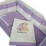 Προίκα Κούνιας 60x120cm Sweet Sleep Beboulino Violet 70013140960