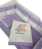 Προίκα Κούνιας 60x120cm Sweet Sleep Beboulino Violet 70013140960