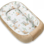 Maboo: Βρεφική Φωλιά Διπλής Όψεως 90x50x10cm Velvet Happy Savanna Maboo