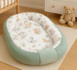 Maboo: Βρεφική Φωλιά Διπλής Όψεως 90x50x10cm Velvet Royal Safari - Image 2