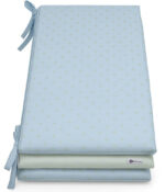 Προστατευτική Πάντα Κούνιας 2 όψεων 60x120cm Beboulino Blue Grey Stars 70507701701