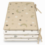 Προστατευτική Πάντα Κούνιας 2 όψεων 60x120cm Beboulino Beige Moon Stars 70507701722