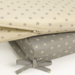 Προστατευτική Πάντα Κούνιας 4τμχ 70x140cm Beboulino Beige Grey Stars 70507711712 - Image 2
