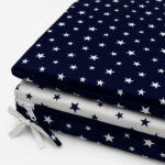 Προστατευτική Πάντα Κούνιας 4τμχ 70x140cm Beboulino Dark Blue Stars 70507711850 - Image 2