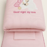 Σετ Προίκας Μωρού για Κούνια 4τμχ Beboulino Pink Rige 70713200008
