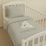 Σετ Προίκας Μωρού για Κούνια 4τμχ Beboulino Grey Rige 70713202160 - Image 2