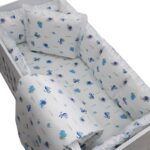Σετ Προίκα Κούνιας 60x120cm Beboulino Blue Animals 79018190060