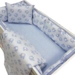 Σετ Προίκα Κούνιας 70x140cm Beboulino Baby Blue Elephant 79018350070