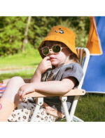 KiETLA: Καπέλο διπλής όψεως με προστασία UPF50+ με γείσο - προστασία σε σβέρκο και αυτιά - CreamLeo (0-2 ετών) - Image 5