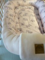 Grandes Suenos Βρεφική Φωλιά Ελεφαντάκια - Μπεζ 80x100cm - Image 5