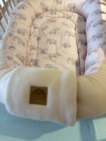 Grandes Suenos Βρεφική Φωλιά Ελεφαντάκια - Μπεζ 80x100cm - Image 3