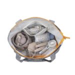 Walking Mum: Αδιάβροχη Τσάντα Παραλίας με Δίχτυ Flowers - Image 2