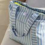 Walking Mum: Αδιάβροχη Τσάντα Παραλίας με Δίχτυ Strips