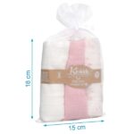 Kiokids: Μουσελίνα Bamboo Forest Ροζ 70x70εκ.Σετ 3τμχ. - Image 3