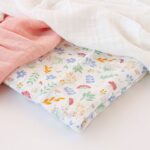 Kiokids: Μουσελίνα Bamboo Spring Ροζ 70x70εκ. Σετ3τμχ - Image 2