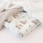 Kiokids: Μουσελίνα Bamboo Forest Γκρι 70x70εκ. Σετ3τμχ. - Image 2