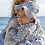 Walking Mum: Καπέλο με αντηλιακή προστασία UV50 Flowers