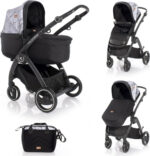 Πολυκαρότσι 2σε1 με ξεχωριστό Πορτ μπεμπέ California Lorelli Grey Marble 10021572099