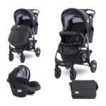 Παιδικό Καρότσι 2σε1 με Car Seat 0-13kg Daisy Set Lorelli Black 10021442106