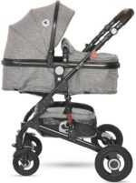Πολυκαρότσι Μετατρεπόμενο 3σε1 με Car Seat 0-13kg Alba Premium Lorelli Steel Grey 10021472184 - Image 3