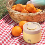 Ecolife Στρογγυλό Θερμός Φαγητού 650ml | Κίτρινο - Image 3