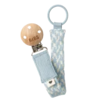 ΚΛΙΠ ΠΙΠΙΛΑΣ BIBS PACI BRAID BLUE/IVORY