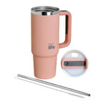 Ecolife Tumbler Flamingo Pink 900ml - Image 3