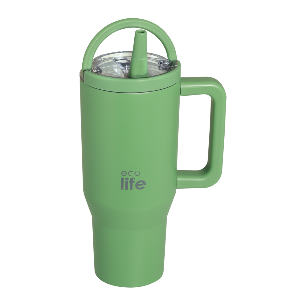 eco25_216 copy-4600142a Ecolife Tumbler Green Tea 900ml (2Handles Lid) - Image 1