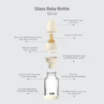 BIBS ΓΥΑΛΙΝΟ ΜΠΙΜΠΕΡΟ 120ml – LATEX – IVORY - Image 3
