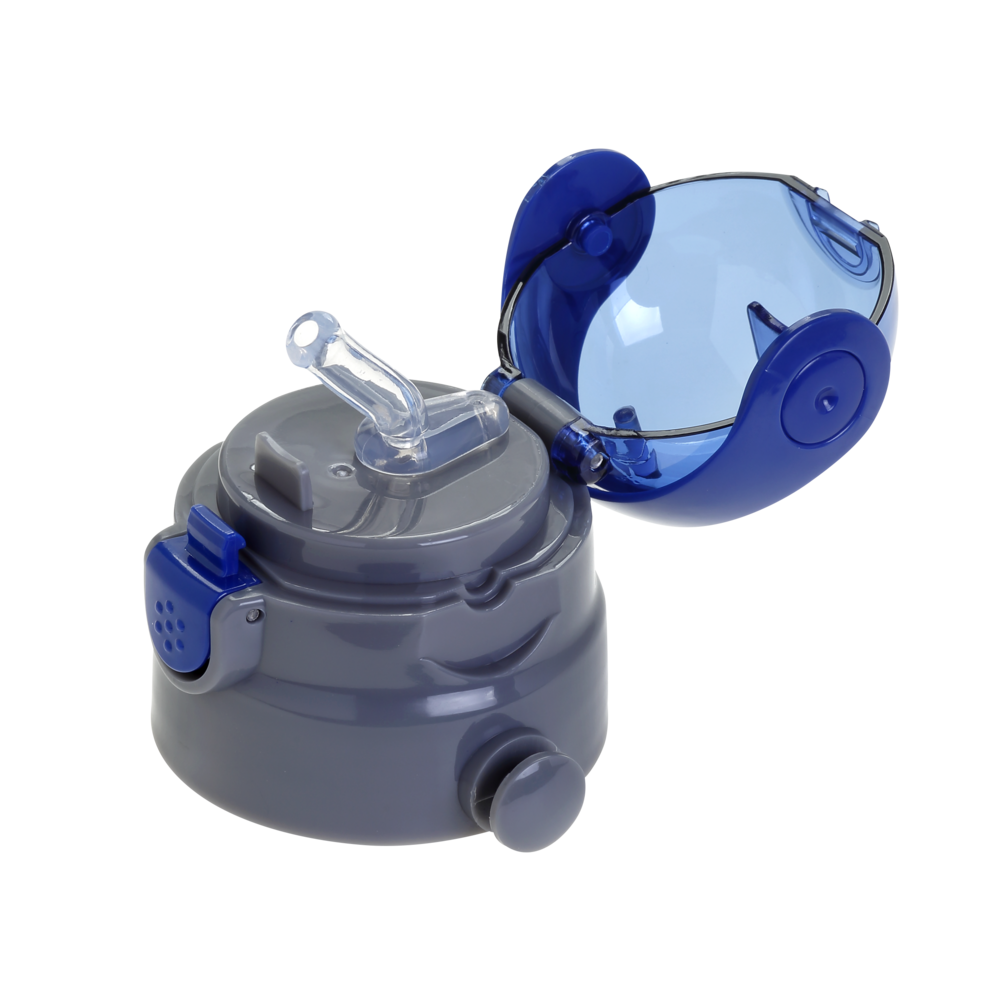 navyblue400ml(2)6 Ecolife Aνταλλακτικό Πώμα για Kids Thermos Navy Blue 400ml - Image 1