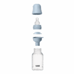 BIBS ΠΛΑΣΤΙΚΟ ΜΠΙΜΠΕΡΟ 150ml – ΣΙΛΙΚΟΝΗ – BABY BLUE - Image 2