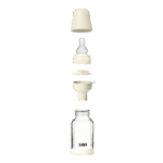 BIBS ΓΥΑΛΙΝΟ ΜΠΙΜΠΕΡΟ 120ml – SILICONE- IVORY - Image 2