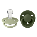 BIBS ΠΙΠΙΛΕΣ DE LUX 2 PACK SILICONE ONESIZE SAGE / HUNTER GREEN