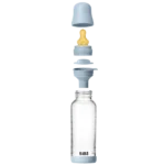 BIBS ΓΥΑΛΙΝΟ ΜΠΙΜΠΕΡΟ 240ml – LATEX – BABY BLUE - Image 2