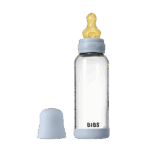 BIBS ΓΥΑΛΙΝΟ ΜΠΙΜΠΕΡΟ 240ml – LATEX – BABY BLUE