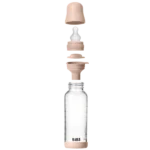 BIBS ΓΥΑΛΙΝΟ ΜΠΙΜΠΕΡΟ 240ml – SILICONE- BLUSH - Image 2