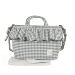 Walking Mum: Τσάντα Αλλαξιέρα Praline Vichy Matcha 44x29x12εκ.