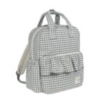 Walking Mum: Τσάντα Αλλαξιέρα Backpack Praline Vichy Matcha
