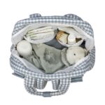 Walking Mum: Τσάντα Αλλαξιέρα Backpack Praline Vichy Matcha - Image 5