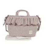 Walking Mum: Τσάντα Αλλαξιέρα Praline Vichy Moka 44x29x12εκ.
